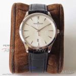 ZF Factory Jaeger LeCoultre Master Ultra Thin Date White 40 MM 9015 Automatic Watch Q1288420
